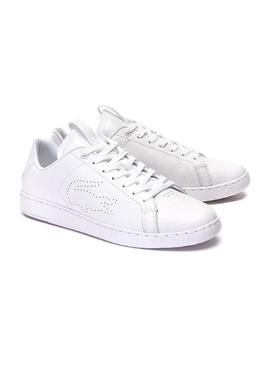 Sapatilhas Lacoste Carnaby Evo Light Branco Mulher