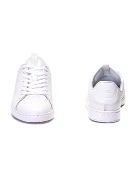 Sapatilhas Lacoste Carnaby Evo Light Branco Mulher