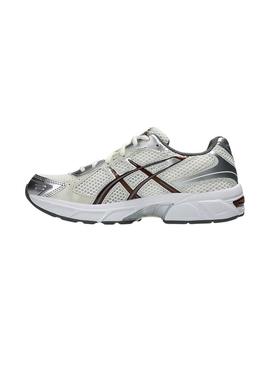 Sapatilhas Asics Gel 1130 prateado e marrom para mulher