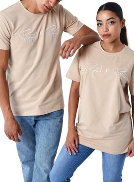 Camiseta Project x Paris Logo bege para homem