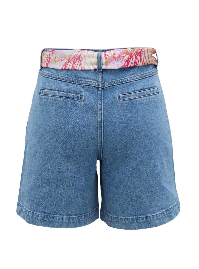 Shorts Vila Vivanil Denim Para Mulher.