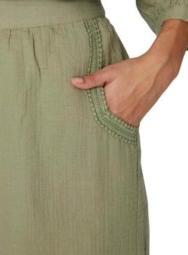Shorts Vila Vijillo Verde Para Mulher.