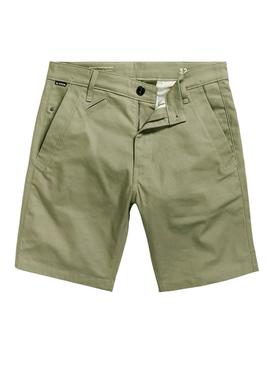 Bermuda G-Star Verde Bronson 2.0 Slim Chino para Homem