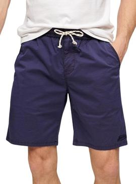 Bermudas Superdry Walk Marinho para Homem.