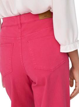 Calça de ganga Only Madison Rosa para Mulher.