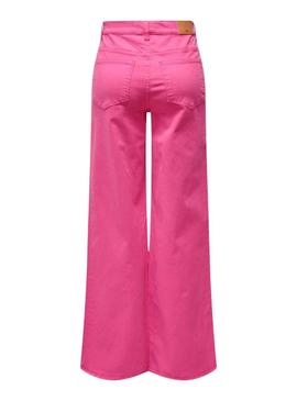 Calça de ganga Only Madison Rosa para Mulher.