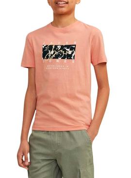 Camiseta Name It Joraruba Aop Laranja Menino