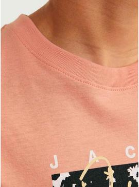 Camiseta Name It Joraruba Aop Laranja Menino