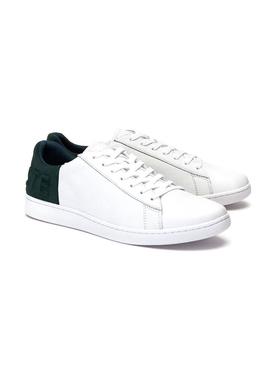 Sapatilhas Lacoste Carnaby Evo Branco Verde Homem