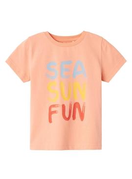 Camisa Name It Hesun Laranja para Menino.