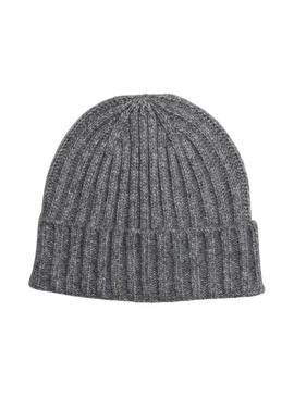 Gorro Pieces Margot cinza para mulher