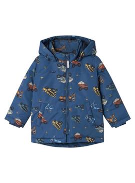 Casaco Name It Max estampado azul para menino