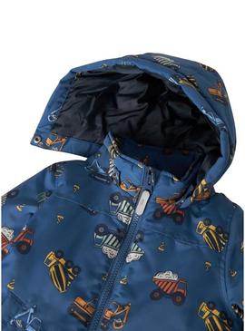Casaco Name It Max estampado azul para menino