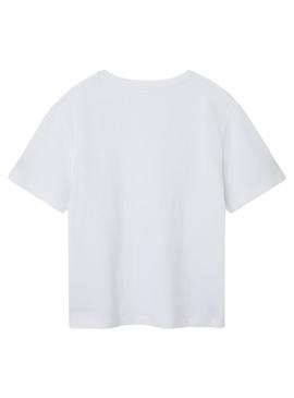 Camiseta Name It Brody Branca para menino