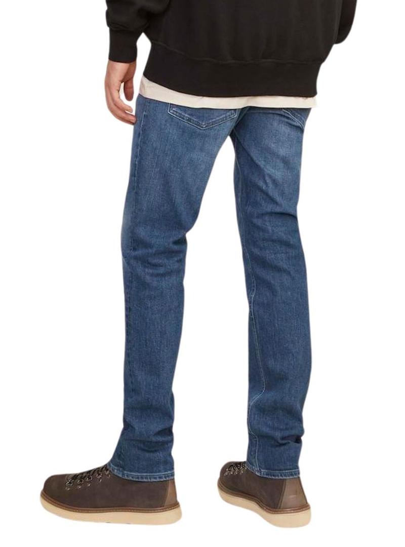 Calça de ganga Jack and Jones Tim slim fit para homem