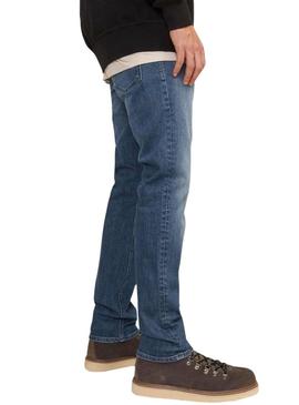 Calça de ganga Jack and Jones Tim slim fit para homem