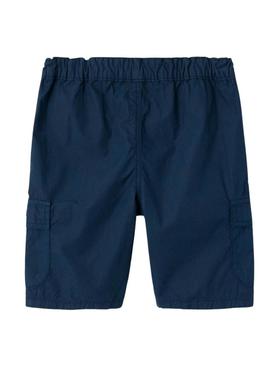 Bermudas Name It Ryan azul marinho para criança