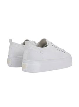 Sapatilhas Walkin Pitas brancas Cloe para mulher.