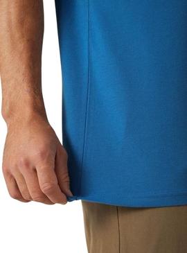 Camisa Polo Helly Hansen Malcesine azul para homem.