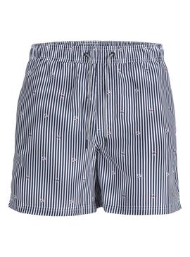 Sunga Jack and Jones Fiji azul marinho para homens