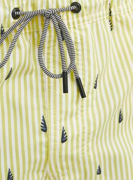Roupa de banho Jack and Jones Fiji amarela para homem