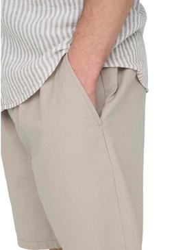 Bermuda Only & Sons Stel Life Cinza para Homem