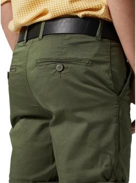 Bermudas Altonadock Verde Caqui para Homem.