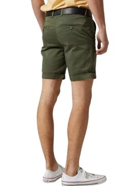 Bermudas Altonadock Verde Caqui para Homem.
