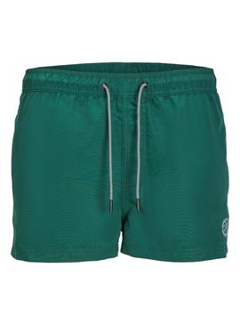 Fato de banho Jack and Jones Bora Bora Verde para homem.
