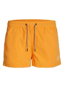 Roupa de banho Jack and Jones Bora Bora Laranja para Homem