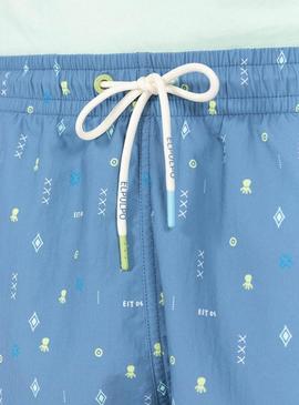 Roupa de banho El Pulpo Essenciais Azul para Homem