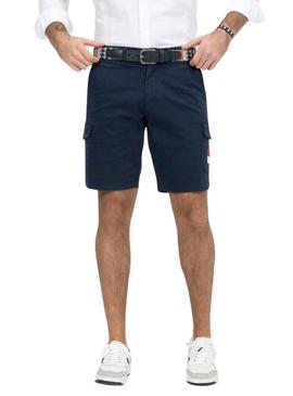 Bermudas El Pulpo Patch Carga Marinha para Homem