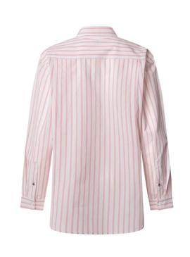Camisa Pepe Jeans Artemisa listrada rosa para mulher.