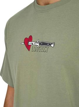 Camiseta Only and Sons Derek Relaxed verde para homem.
