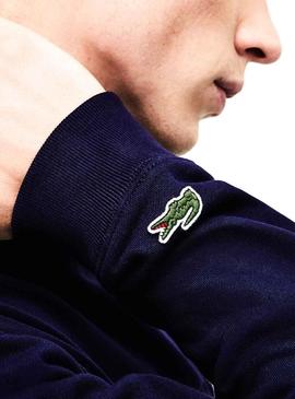Logotipo marinho bordado Sweat Lacoste para Homem