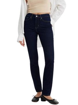 Calça jeans Levis 312 modeladora slim escuro para mulher