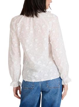 Camisa Naf Naf Narina bege para mulher.