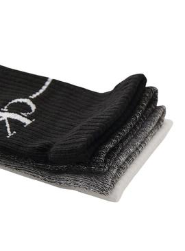 Caixa de presente com 4 pares de meias Calvin Klein Monogram para homem