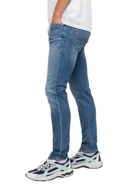 Calça jeans Jack and Jones Gleen azul para homem