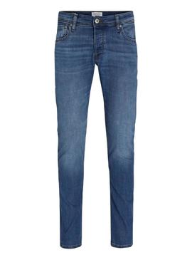 Calça jeans Jack and Jones Gleen azul para homem