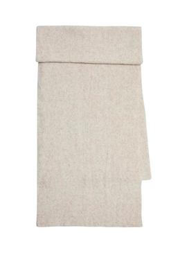 Cachecol Pieces Moella bege para mulher