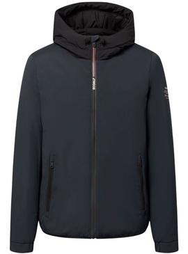 Jaqueta Ecoalf Cartesalf azul marinho para homem.