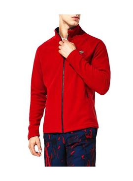 Jaqueta Lacoste Sport Novak Djokovic Vermelho Home