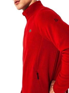 Jaqueta Lacoste Sport Novak Djokovic Vermelho Home