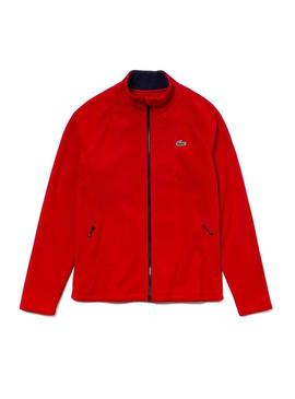 Jaqueta Lacoste Sport Novak Djokovic Vermelho Home