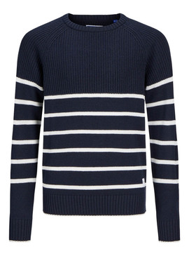 Camisola Jack and Jones Pannel Azul Marinho para menino