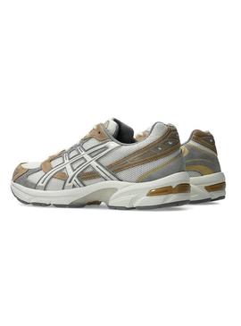 Sapatos Asics GEL-1130 branco e bege para homens e mulheres