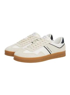 Sapatilhas Tommy Jeans The Greenwich Mix brancas para homem