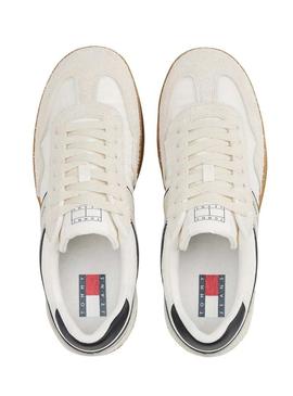 Sapatilhas Tommy Jeans The Greenwich Mix brancas para homem
