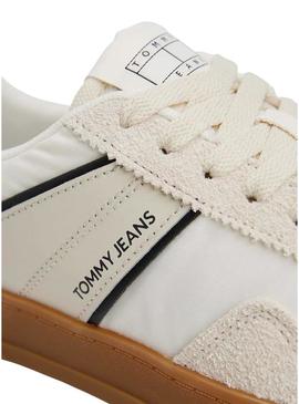 Sapatilhas Tommy Jeans The Greenwich Mix brancas para homem